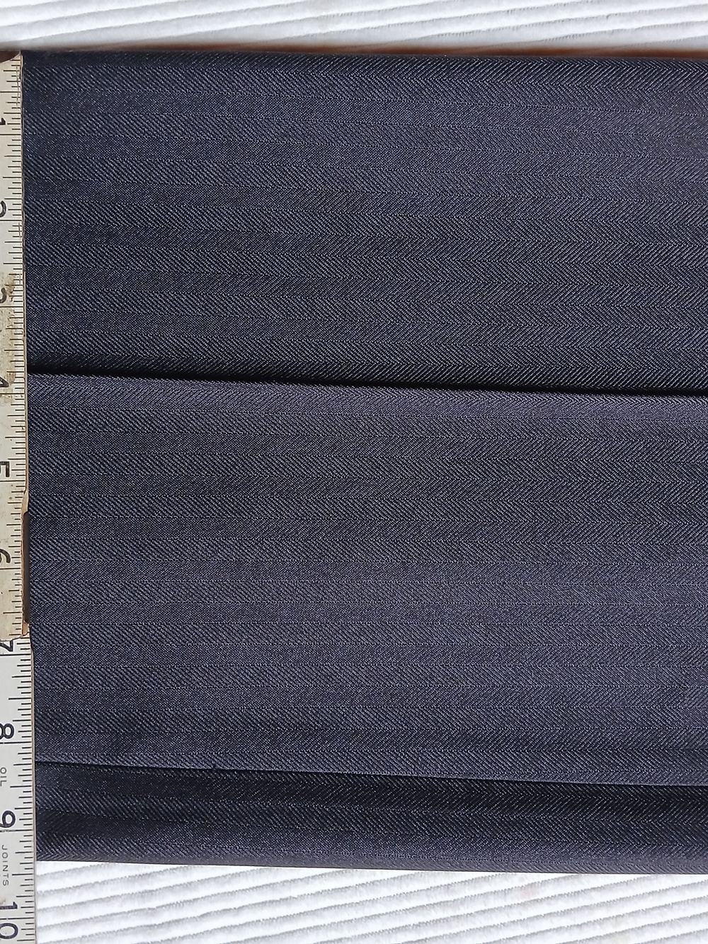Perry Ellis Portfolio Men's Pants 36x32 Flat Front Herringbone Dress Slacks - Picture 6 of 9